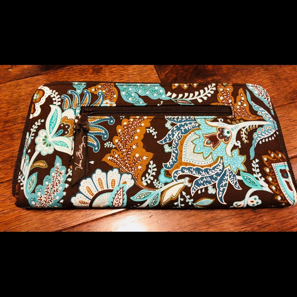 Vera Bradley java blue travel organizer NWT